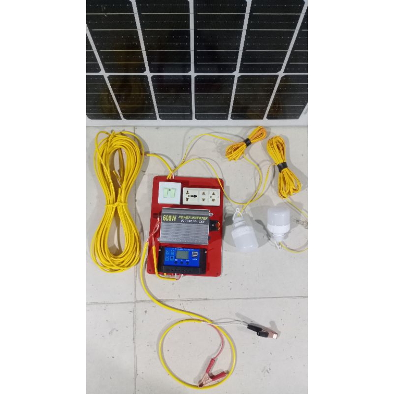Máy phát điện năng lượng mặt trời 400w 220v ráp sẵn mạch điện rất dễ sử dụng
