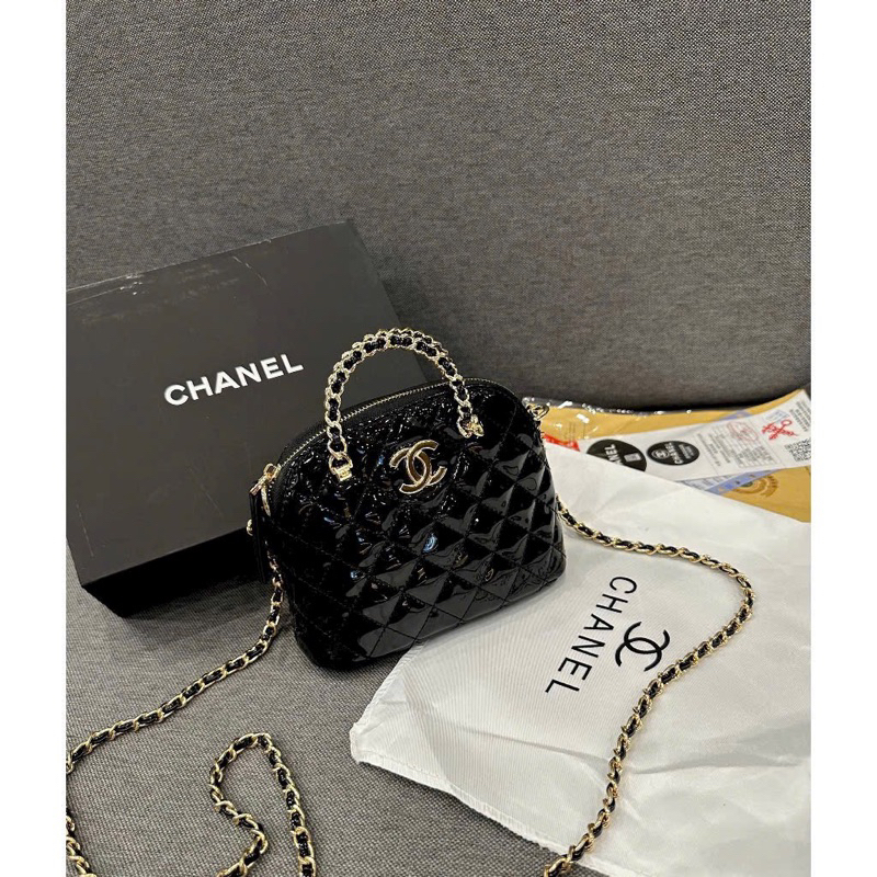 TÚI MINI ĐEO CHÉO DÁNG HẾN DA BÓNG QUAI KIỀNG CẦM TAY CÓ QUAI XÁCH VÀ DÂY ĐEO CHÉO - HÀNG ĐẸP LOẠI 1