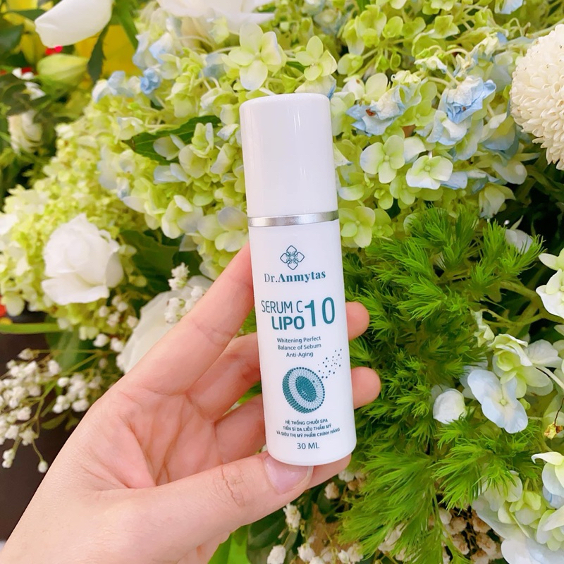 Serum Vitamin C 10nm sáng da, chống lão hóa, làm đều màu da, giảm thâm mụn Dr.Anmytas