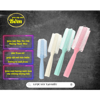 Lược tròn tạo phồng tóc đa dụng