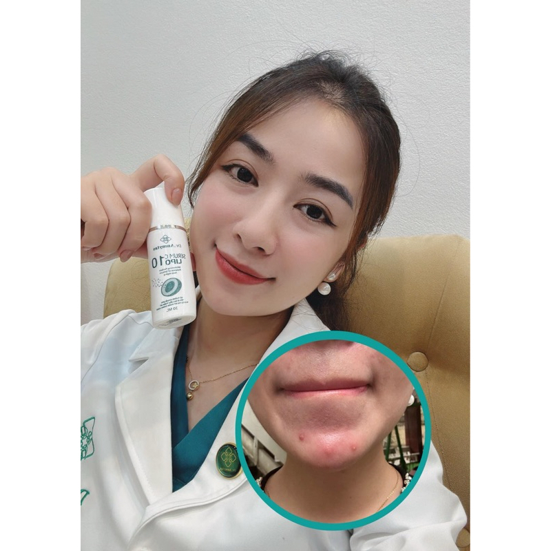 Serum Vitamin C 10nm sáng da, chống lão hóa, làm đều màu da, giảm thâm mụn Dr.Anmytas