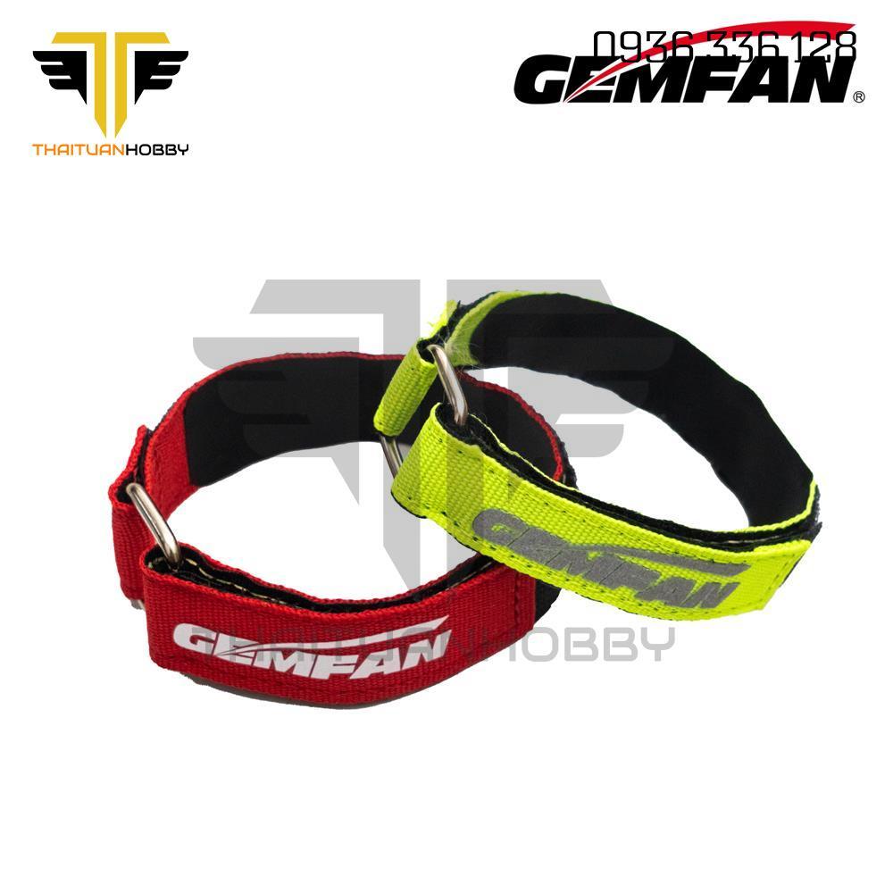 Dây Buộc Pin Gemfan Chống Trượt 2x25cm - Red