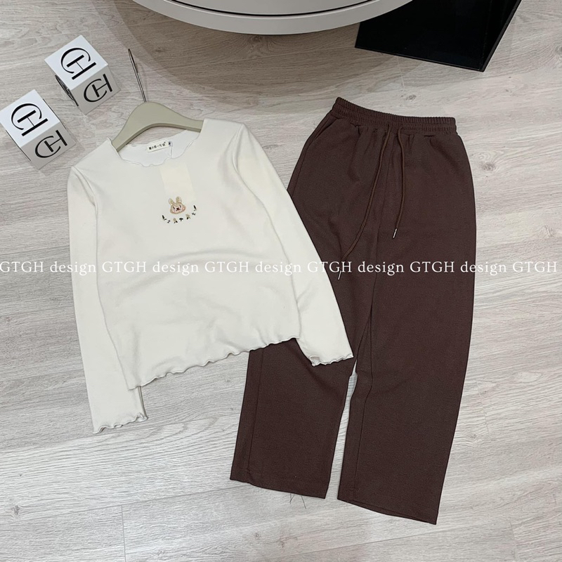 SET NỈ THÊU THỎ