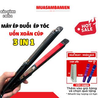  Máy duỗi tóc kẹp tóc phồng uốn cúp kẹp thẳng đều được Hot Trend Sh201 