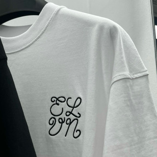 ELEVEN - Áo thun unisex nam nữ thêu Anagram màu Trắng