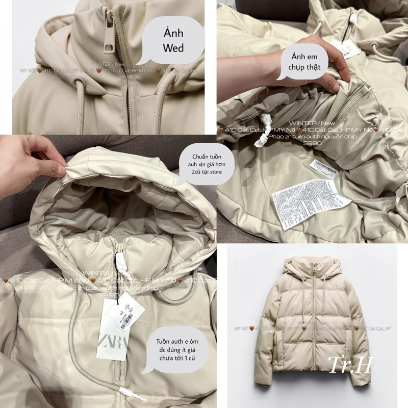 Áo phao Zarraa siêu hot My Nơ