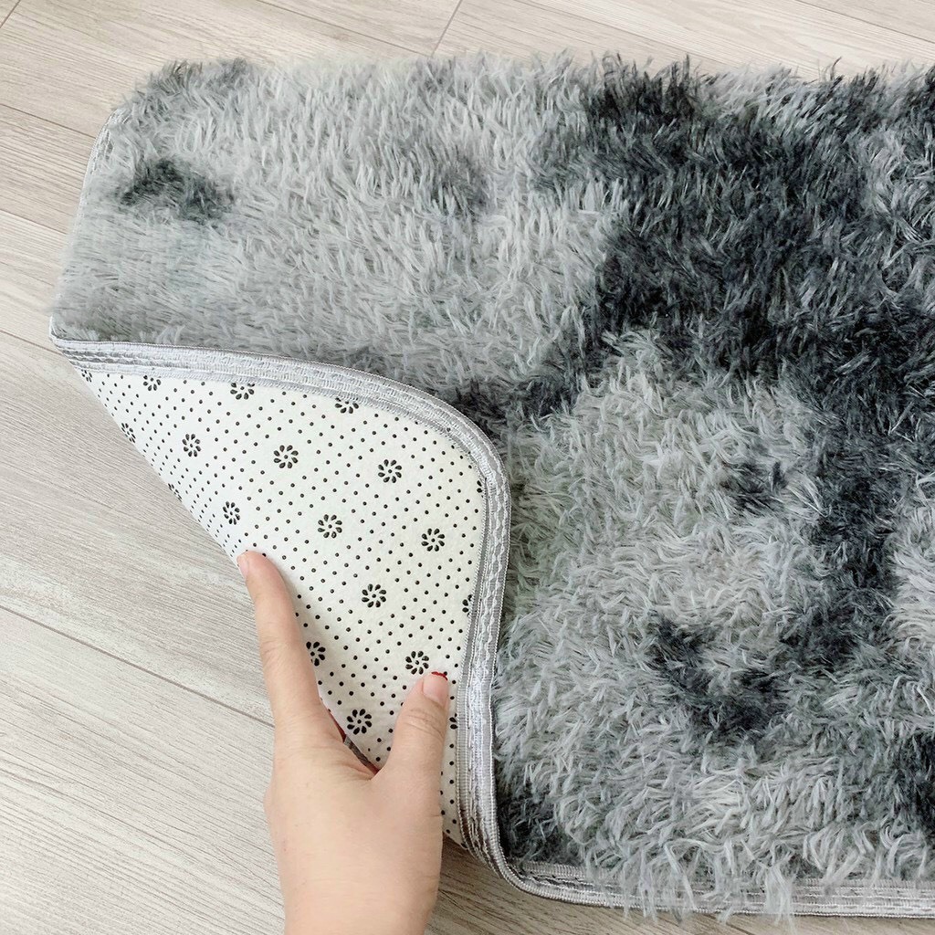 Thảm lau chân, thẩm chùi chân lông loang, deco trang chí cực đẹp