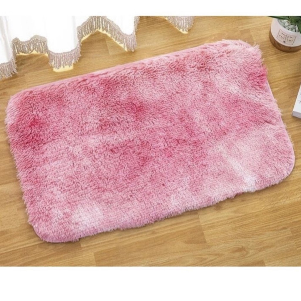 Thảm lau chân, thẩm chùi chân lông loang, deco trang chí cực đẹp