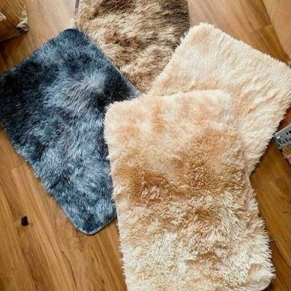 Thảm lau chân, thẩm chùi chân lông loang, deco trang chí cực đẹp