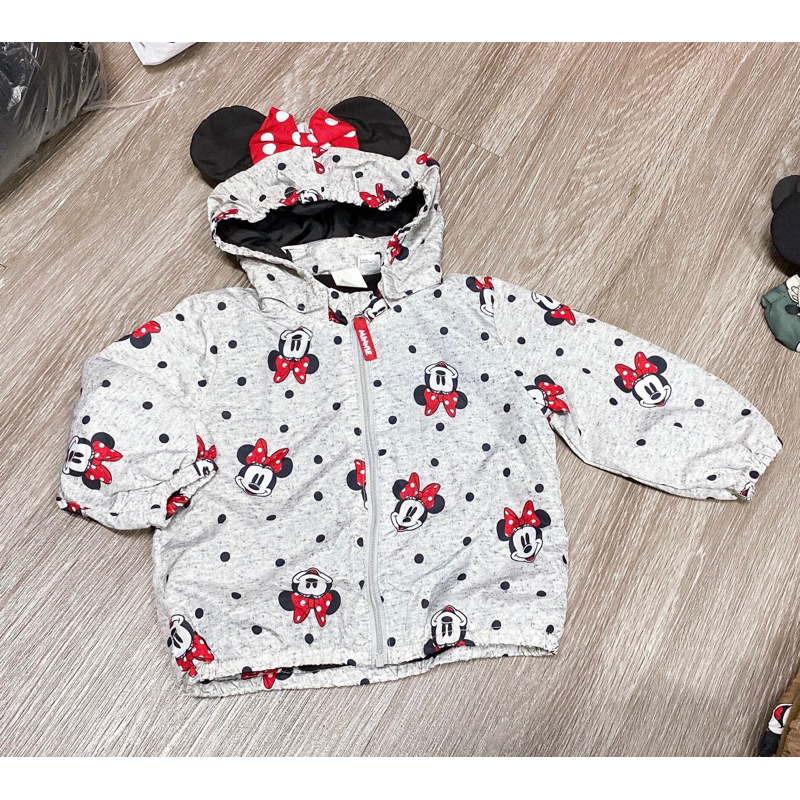Áo khoác gió Mickey H&M sz 4m-4y
