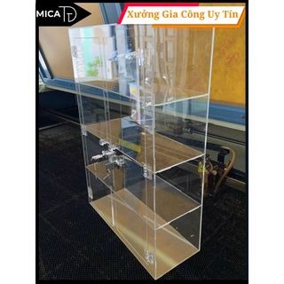 Tủ đựng mỹ phẩm- nước hoa đa năng có khóa sắt size lớn ( 40x15x60)