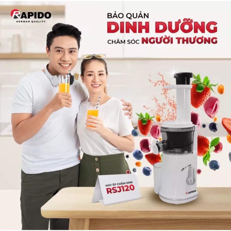 Máy ép chậm Mini Rapido RSJ120