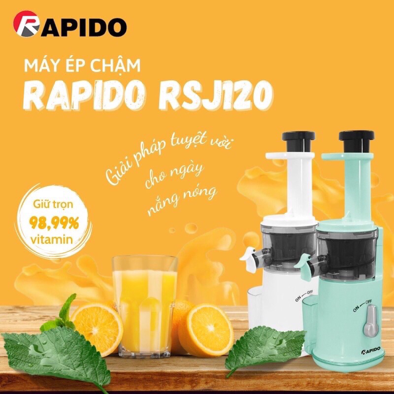 Máy ép chậm Mini Rapido RSJ120