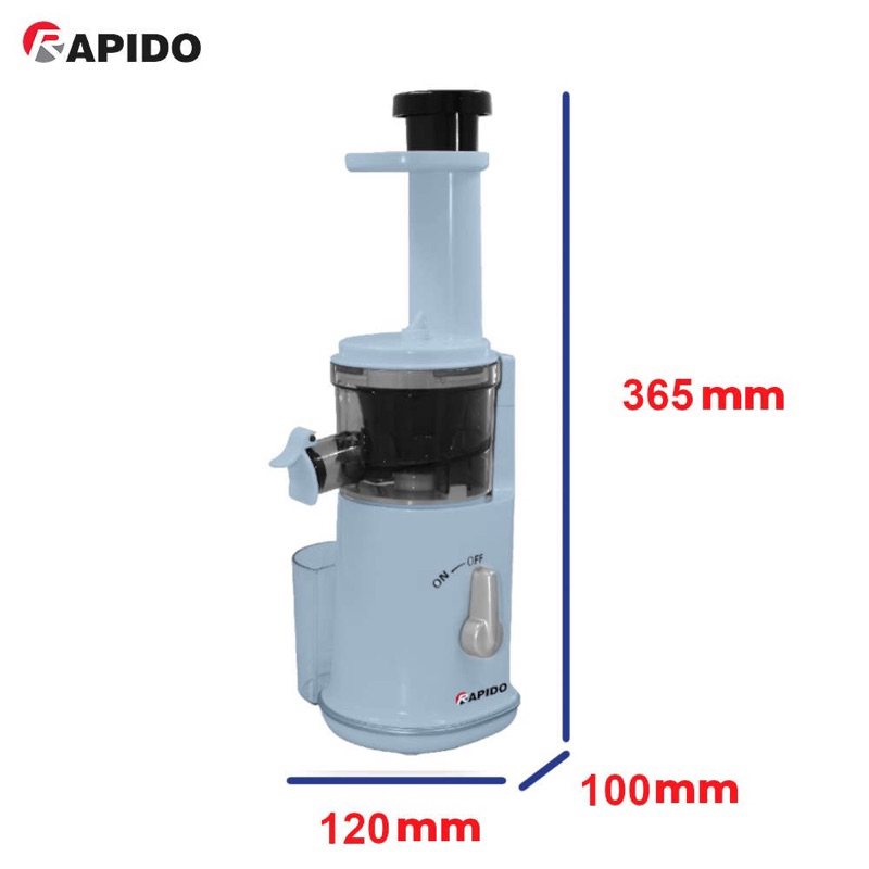 Máy ép chậm Mini Rapido RSJ120