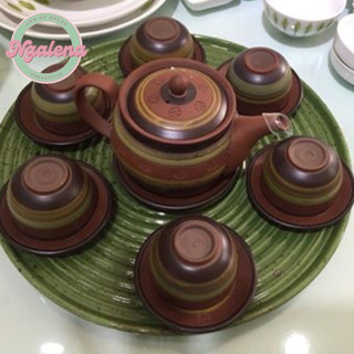 Bộ ấm chén, bộ tách trà Bát Tràng gốm hồng sa