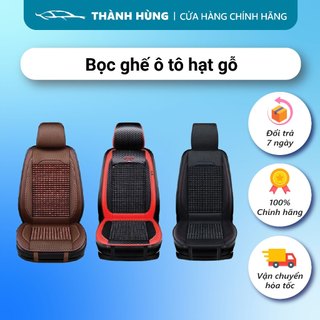 Bọc ghế ô tô ⚡️freeship⚡️tựa lưng ô tô - áo ghế ô tô, lót liền hạt gỗ trơn nhẵn, cao cấp ,