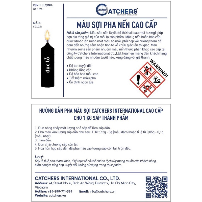 Màu Làm Nến Thơm