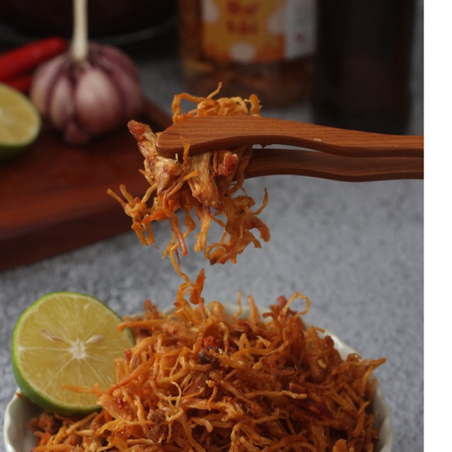 KHÔ GÀ BƠ TỎI 500 | KHA GỒ | Ăn Vặt Văn Phòng, Du Lịch, Tết, Sài Gòn Ngon
