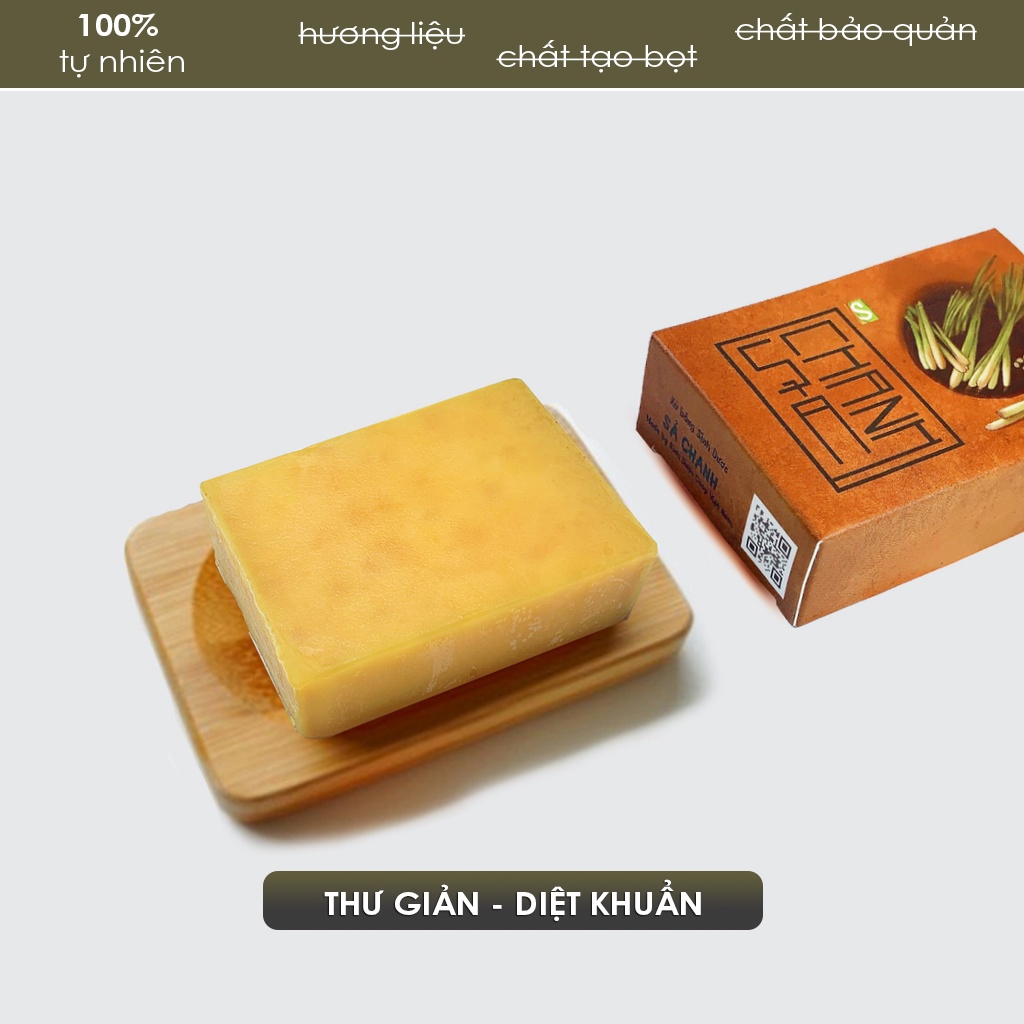 Xà Bông HTX Sinh Dược Thành Phần Tự Nhiên Mướp Đắng, Nghệ Mật Ong 100g