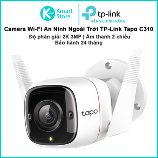 Camera WiFi Ngoài Trời TP-Link Tapo C310 | Ghi hình 2K 3MP |  Âm thanh 2 chiều | Bảo hành 2 năm