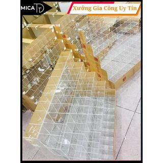 Kệ đựng bút mica- Khay đựng bút viết cho văn phòng phẩm- size 50 ô