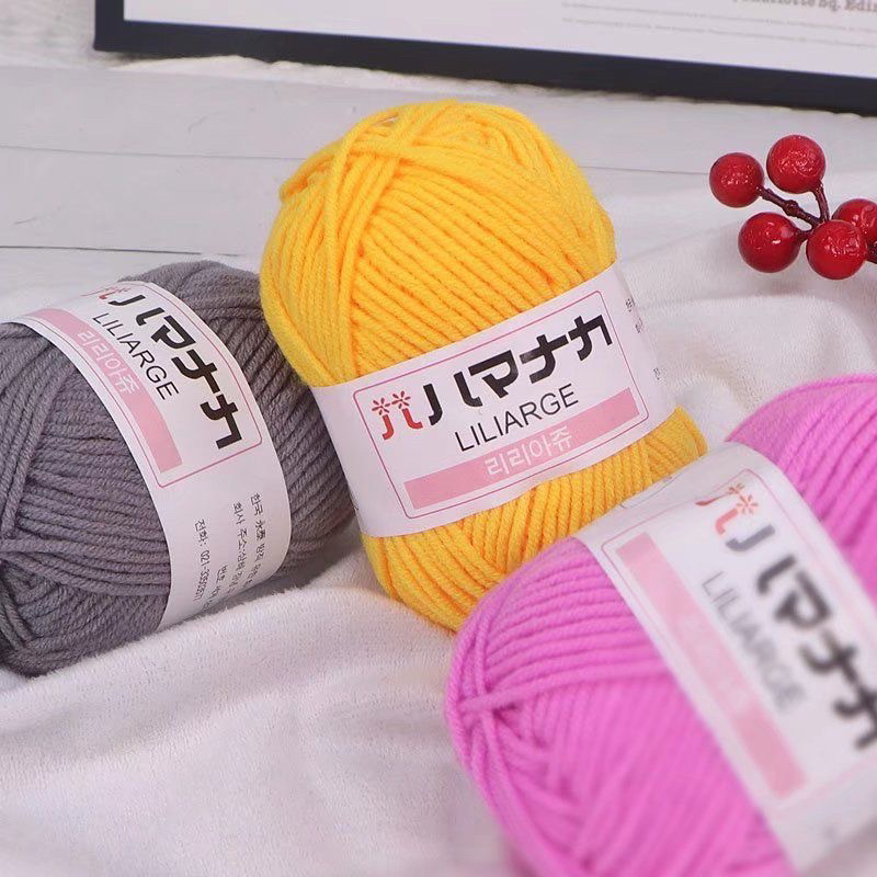 Len milk cotton Hàn Quốc 25g