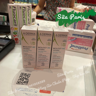 Kem dưỡng Aderma Phys Ac Hydra Xanh tub 40ml_Sữa Paris Aderma