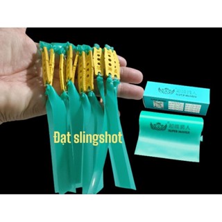 10 bộ dây super hunter xanh ngọc cột sẳn khổ full, kéo tới má