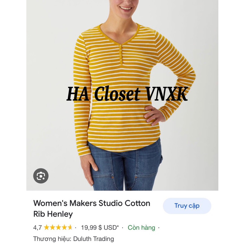 Áo Thun Tăm Gân Dài Tay DuluTh Xịn