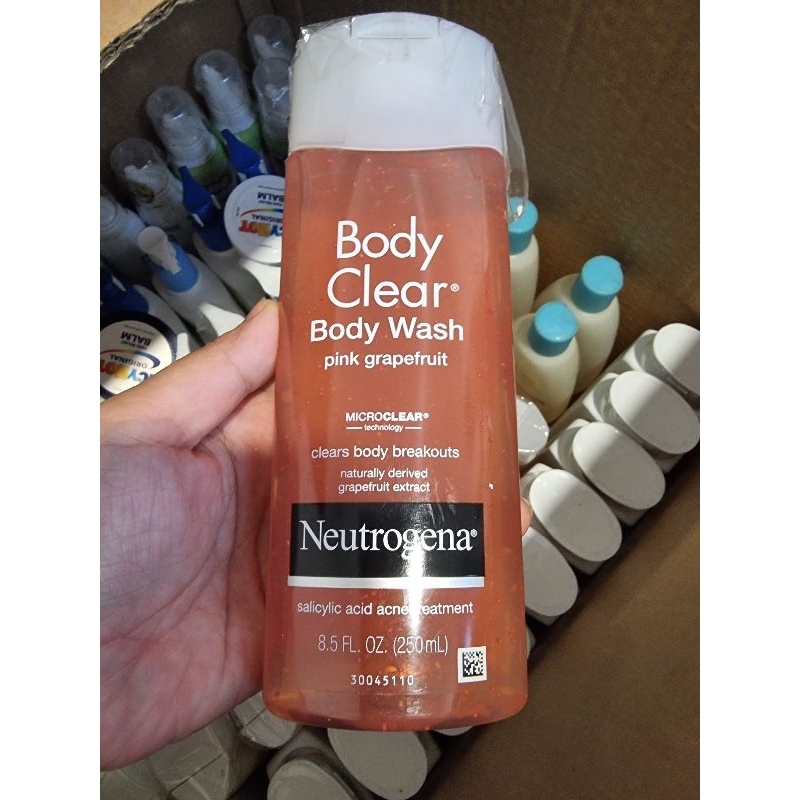 Sữa tắm ngăn ngừa mụn Neutrogena Body Clear Body Wash Pink Grapefruit 250ml