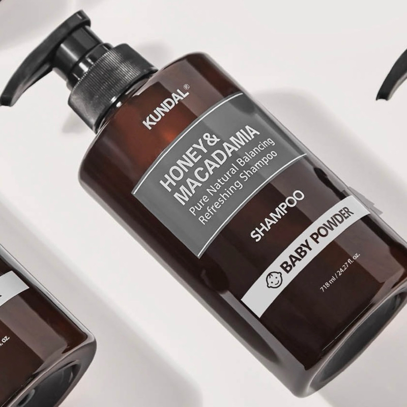Dầu Gội Kundal Honey & Macadamia Shampoo - Baby Powder Hương Phấn Em Bé 718ml
