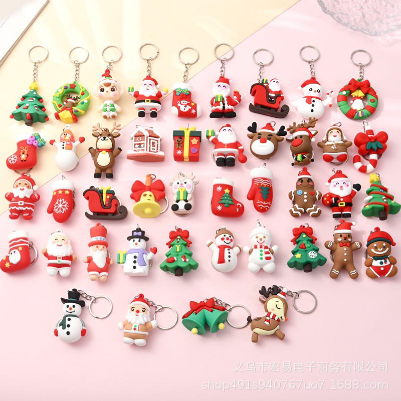 🎄 Móc khóa 3D ông già noel giáng sinh
