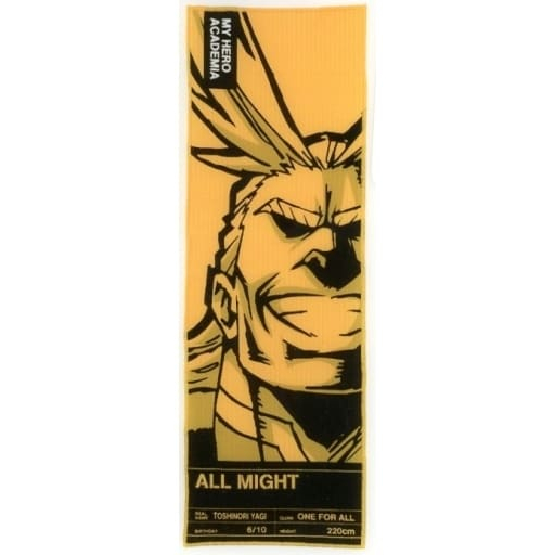 125 - Khăn tay hình My Hero Academia - Bandai Spirits Ichiban Kuji Begin the Hero!  - All Might