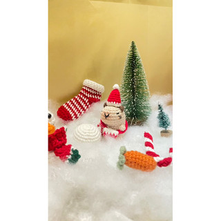Chuột lang Capybara Noel bằng len