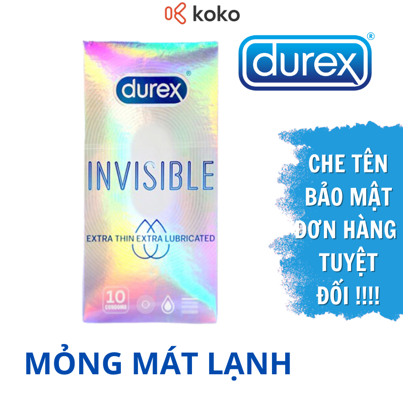 Bao Cao Su Durex chính hãng tùy chọn pleasuremax. invisible. performa. kingtex. fertherlite
