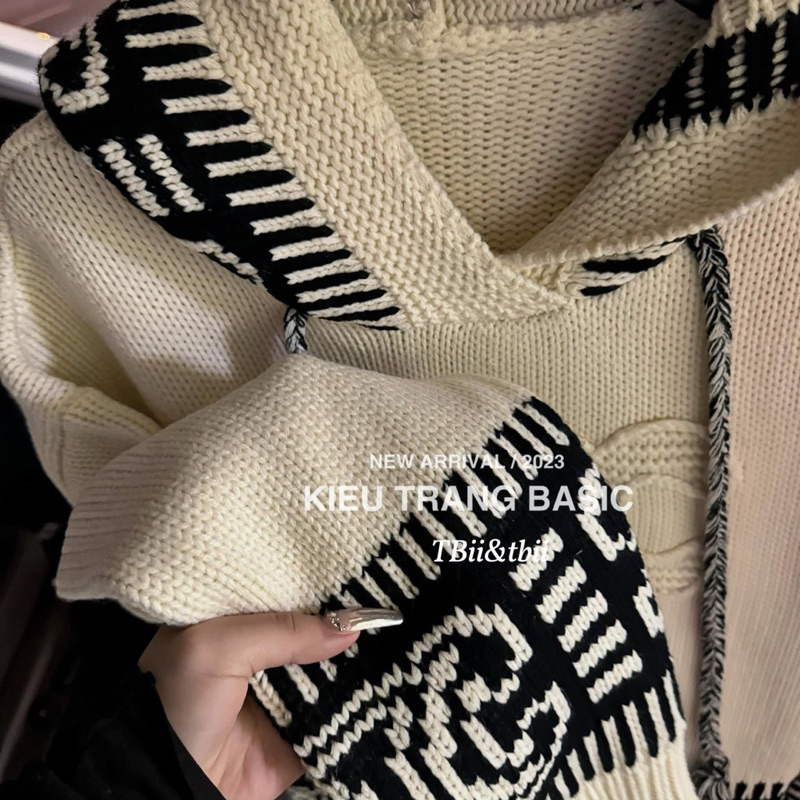 Áo Len Thừng Mũ Ce lin QC L1