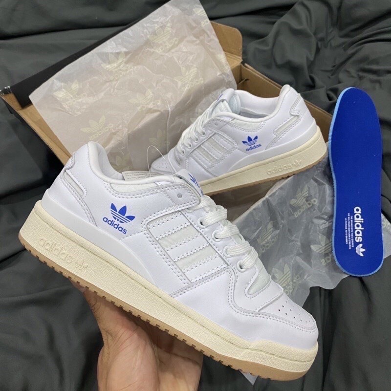 Giày Adidas Forum 84 Trắng Đen Hottrend 2023, Giày Adidas Forum Sọc Full Trắng Kiểu Dáng Thể Thao Full Bill Box