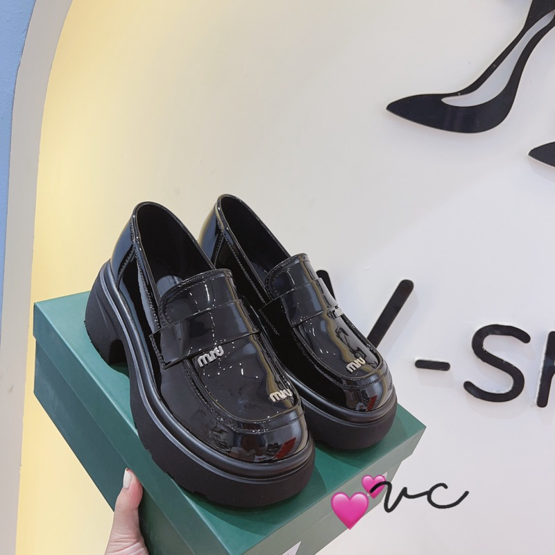 Giày moca chữ miu hộp QBE