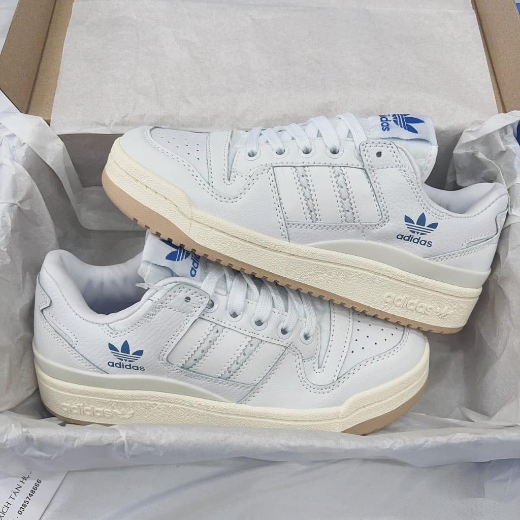 Giày Adidas Forum 84 Trắng Đen Hottrend 2023, Giày Adidas Forum Sọc Full Trắng Kiểu Dáng Thể Thao Full Bill Box