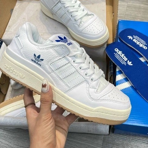 Giày Adidas Forum 84 Trắng Đen Hottrend 2023, Giày Adidas Forum Sọc Full Trắng Kiểu Dáng Thể Thao Full Bill Box