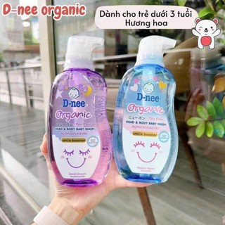 Sữa tắm Dnee 380ml - Dòng Organic tắm và gội đầu cho bé từ sơ sinh đến lớn