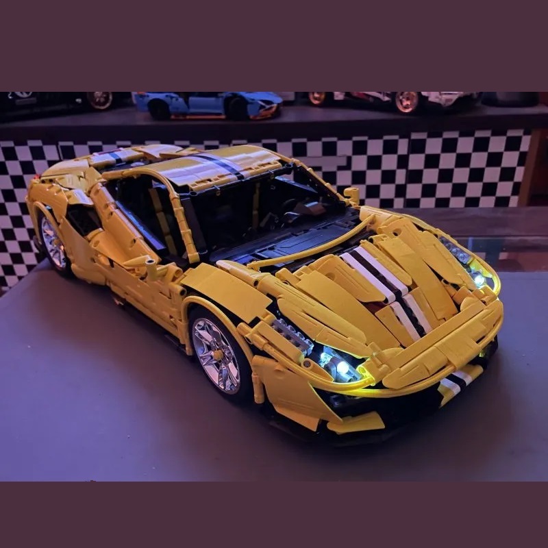 Ferradi Italia Ka Da C61057W Mô Hình Xe Technic Tỷ Lệ 1:8 Đồ Chơi Lắp Ráp 3187 Pcs Có Sẵn Động Cơ Sieuthidochoitritue