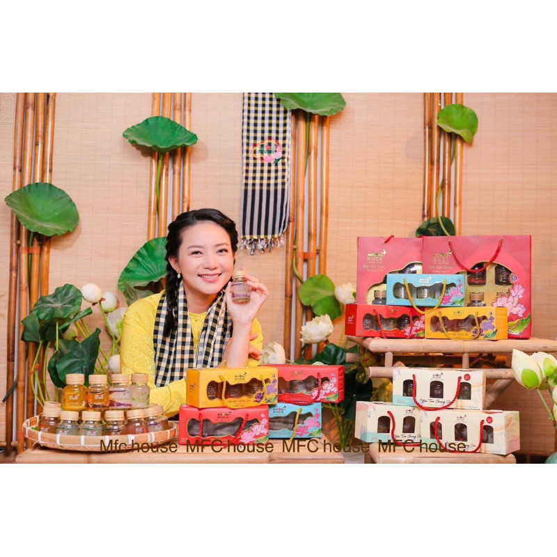 Set Yến Quà Tặng 6 hũ mix nhiều vị MEKONG RIVER - Tổ Yến chưng sẵn công nghệ Nhật 70ml/hũ *6