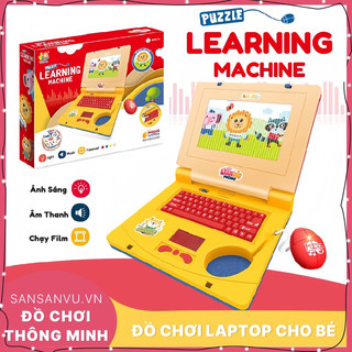  Đồ chơi máy tính laptop cho bé máy tính bảng có chuột kèm đèn led phát nhạc giúp bé tránh xa điện thoại 