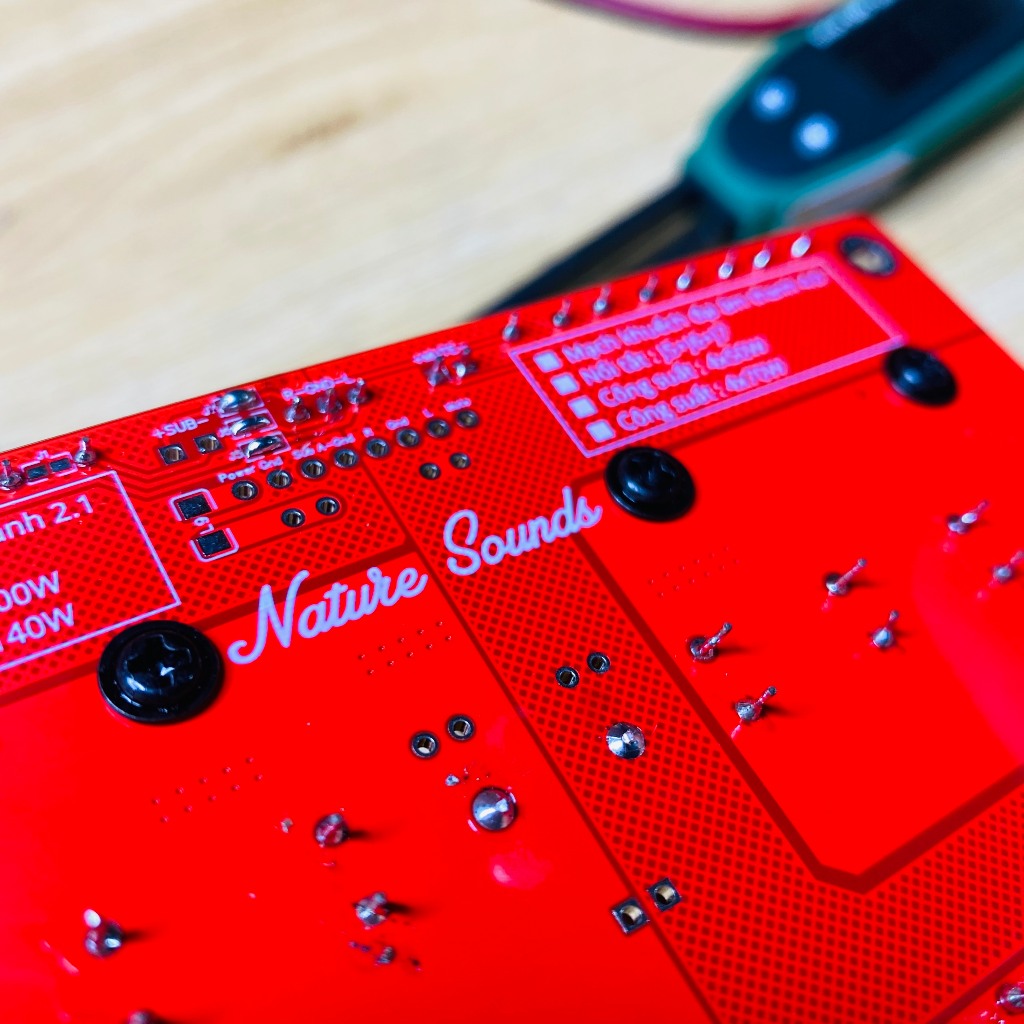 Mạch khuếch đại âm thanh đa năng Nature Sounds 2.1 và 4.0 - Chống bụp bằng Mute