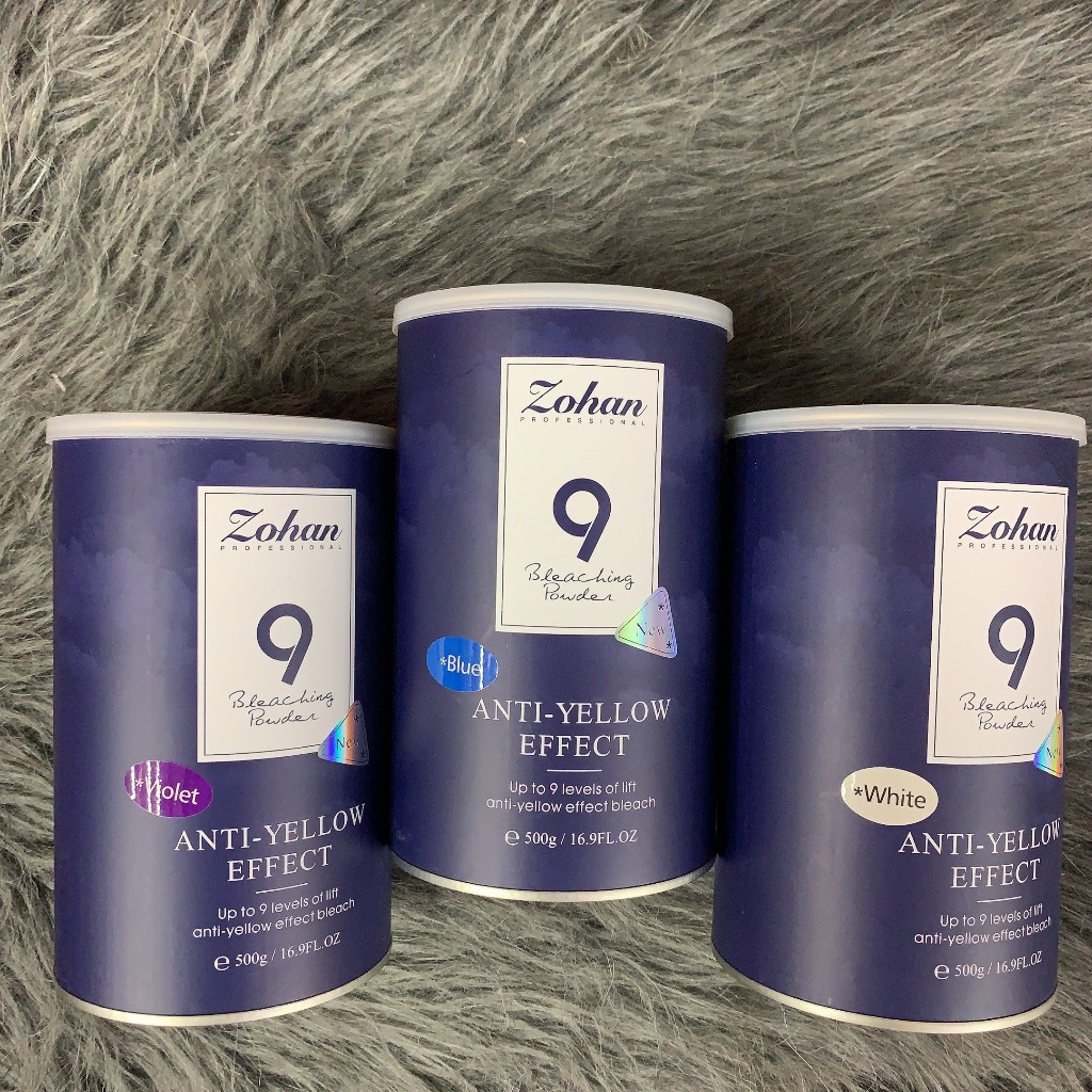 Bột tẩy tóc Keroa lên tông 9,10 màu xanh và trắng 700g