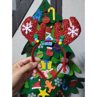 Bờm tóc noel. Băng đô noel siêu dễ thương, hình ảnh thật