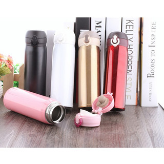 Bình nước giữ nhiệt inox 500ml nắp bật t15 - bình nước giữ nhiệt 500ml