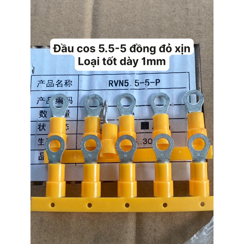 Đầu cos tròn 4li 5li 6li mạ niken