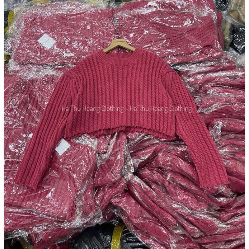 ÁO LEN THỪNG MÀU HỒNG